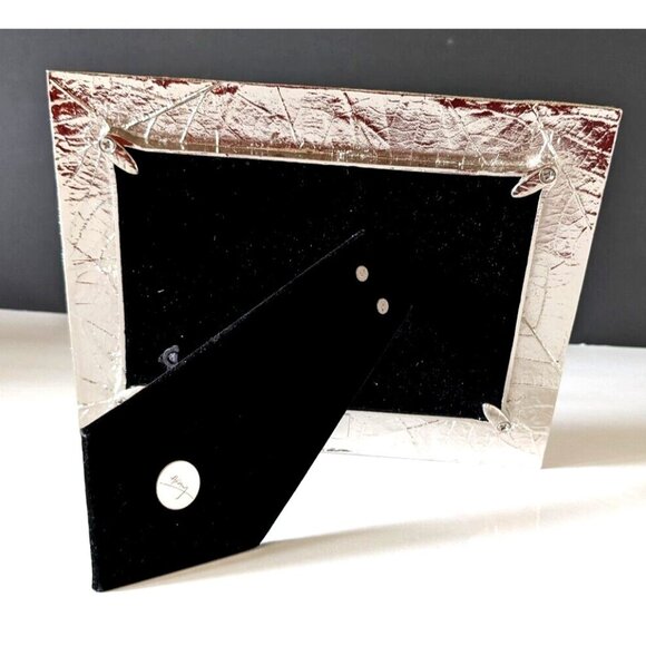 Michael Aram Designer Photo Frame Forest Leaf Cast Metal Silver Color 4 * 6 in - Picture 4 of 16